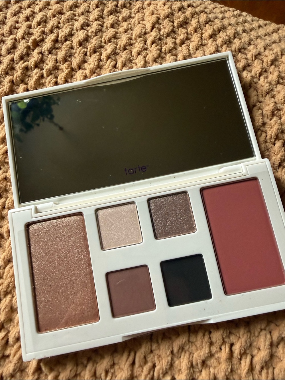 tarte Eyeshadow & Cheek Palette — Rose Bronze, Champagne, Plum, Black